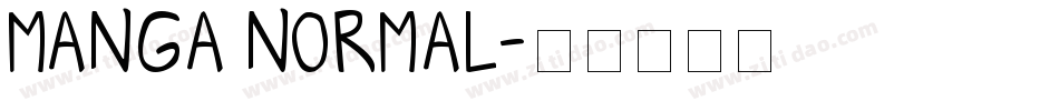 Manga Normal字体转换